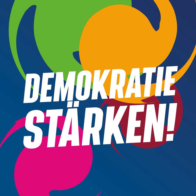 Demokratie stärken am 10. Mai im Martinushaus Aschaffenburg